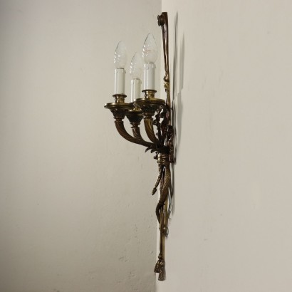 Pair of Sconces Three Lights Italy 20th Century