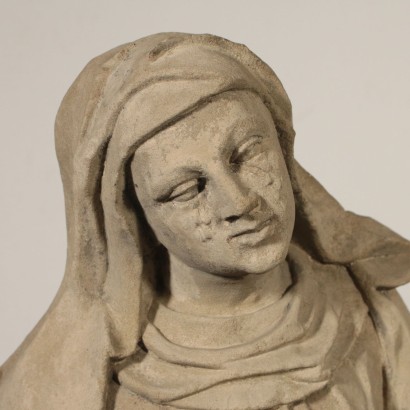 Stone Sculpture The Mercy of Jesus Italy 17th Century