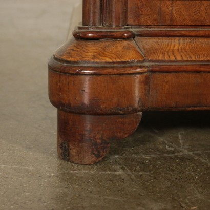 Neo Gothic Bookcase Mahogany Italy Mid 1800s