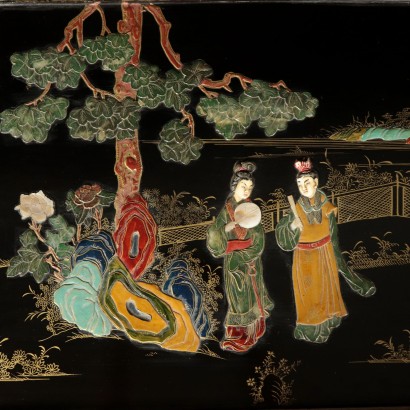 Coffee Table Chinoiserie Ornaments East 20th Century