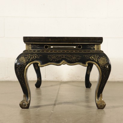 Petite Table Chinoiserie Pierres Dures Fabriqué en Est '900