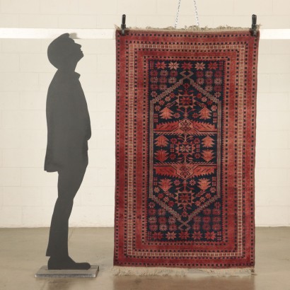 Handgefertigter Beluchi Teppich aus Iran 40er-50er Jahre
