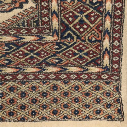 Bokara Carpet Pakistan Cotton Wool 1990s