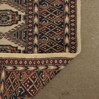 Bokara Carpet Pakistan Cotton Wool 1990s