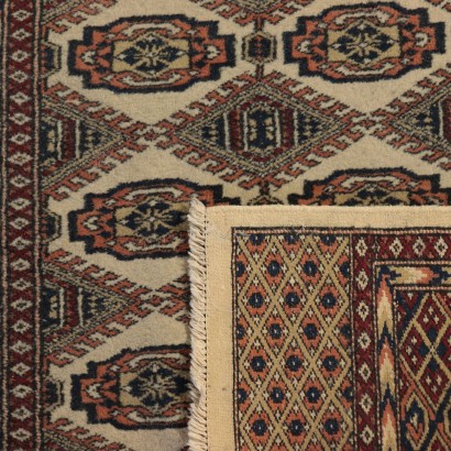 Bokara Carpet Pakistan Cotton Wool 1990s