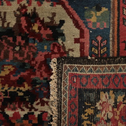 Bakhtiari Carpet Iran Handmade Cotton Wool 1960s