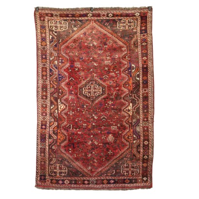 {* $ 0 $ *}, Antiker Teppich, Shiraz Teppich, Iran Teppich, Shiraz Iran Teppich, Antiker Teppich, 60er Teppich, Antiker Iran Teppich, Antiker Shiraz Teppich, Wollteppich, Orientteppich