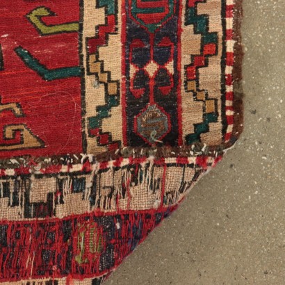 Handmade Sumak Rug Caucasus 1950s