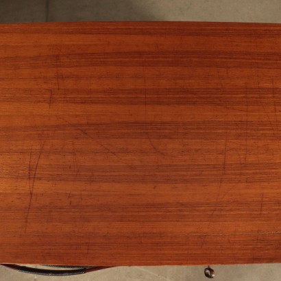 Sideboard with Doors Teak Veneer Vintage Italy 1960s