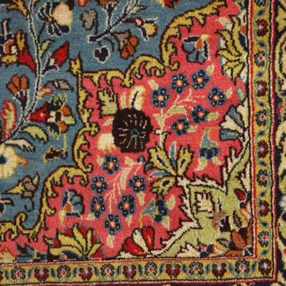 Handmade Kun Rug Iran 1980s-1990s