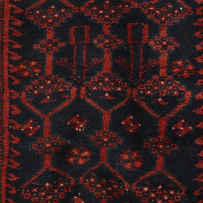 Tapis Beluci Laine Noued gros Fabrication manuelle Iran Années 50