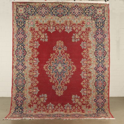 Handmade Kerman Rug Iran 1970s-1980s