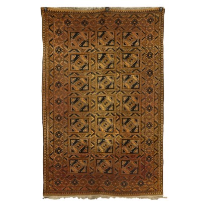 Handgearbeiteter Bokara Teppich Afghanistan 60er-70er Jahre