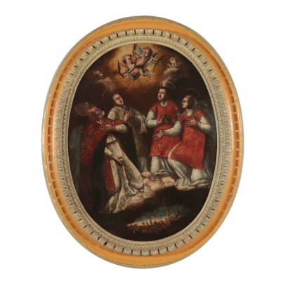 St. Zeno und die Heiligen Sisinnio, Märtyrer und Alexander Gemälde