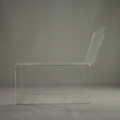 Fauteuil Plexiglas Fabriqué en Italie Années 70