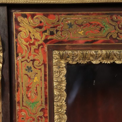 Napoleon III Glass Cabinet with Reserves France 19th Century