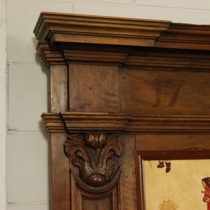 Pair of Walnut Wainscotings Italy 18th Century