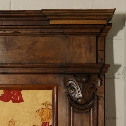 Pair of Walnut Wainscotings Italy 18th Century