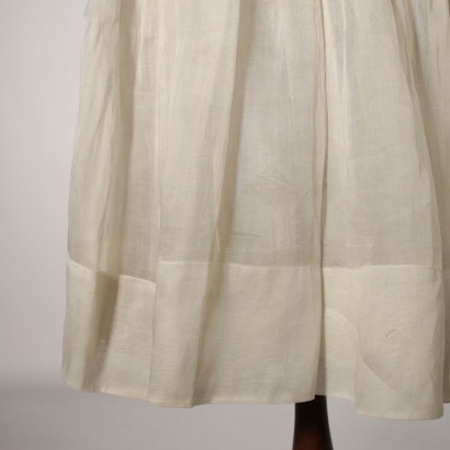 Abito Vintage in Organza con Ricami in