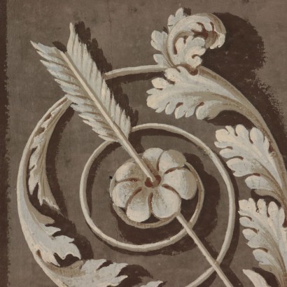 Neoclassical Decorative Element Painting 18th Century