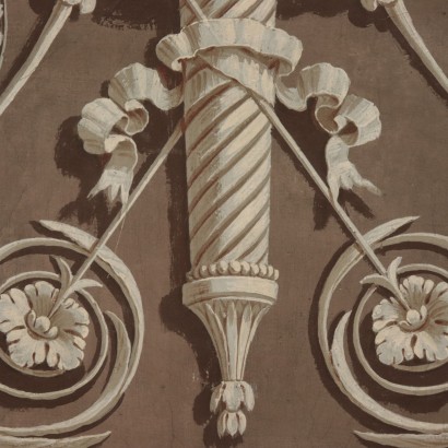 Neoclassical Decorative Element Painting 18th Century