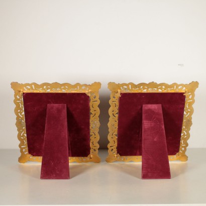 Pair of Frames Gilded Bronze 20th Century