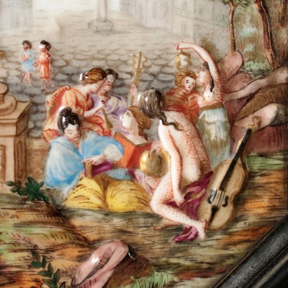 Los azulejos de Capodimonte, en el marco de