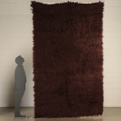 Vintage Shaggy Long-haired Rug 1970s-1980s