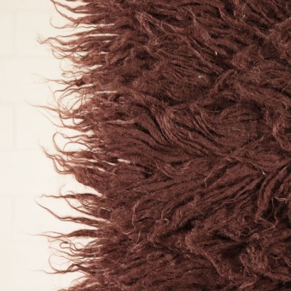 Vintage Shaggy Long-haired Rug 1970s-1980s