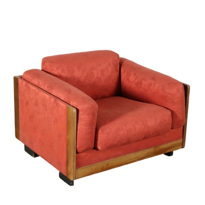 Fauteuil Afra Tobia Scarpa Répandu Tissu Cassina Italie Années 70-80