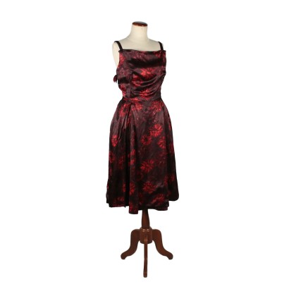 Robe de Cocktail Vintage Haute Couture Soie Années 50