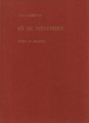 Sô de november. Poesii in Milanes