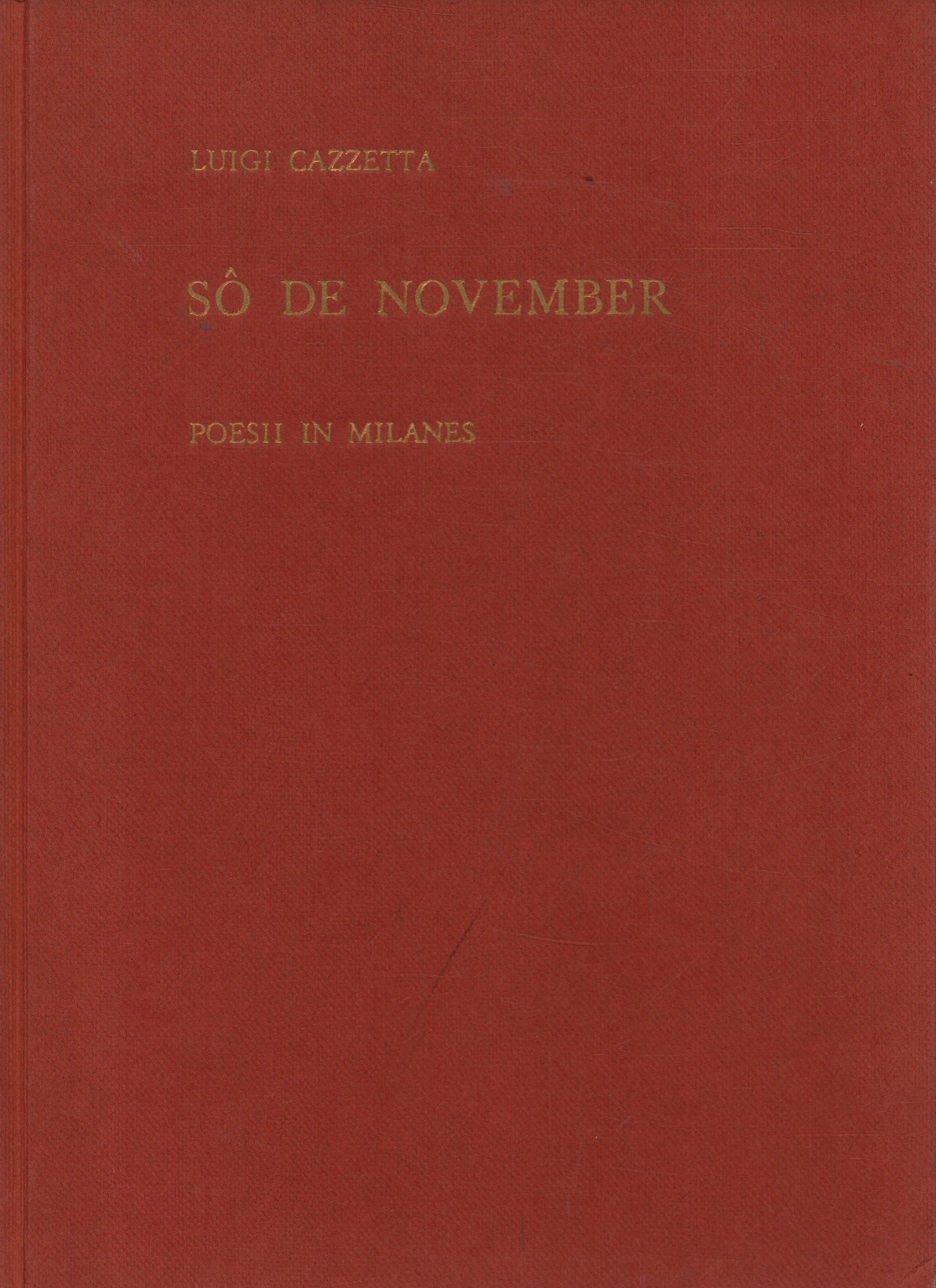 Sô de novembre. Poesii dans Milanes, s.un.