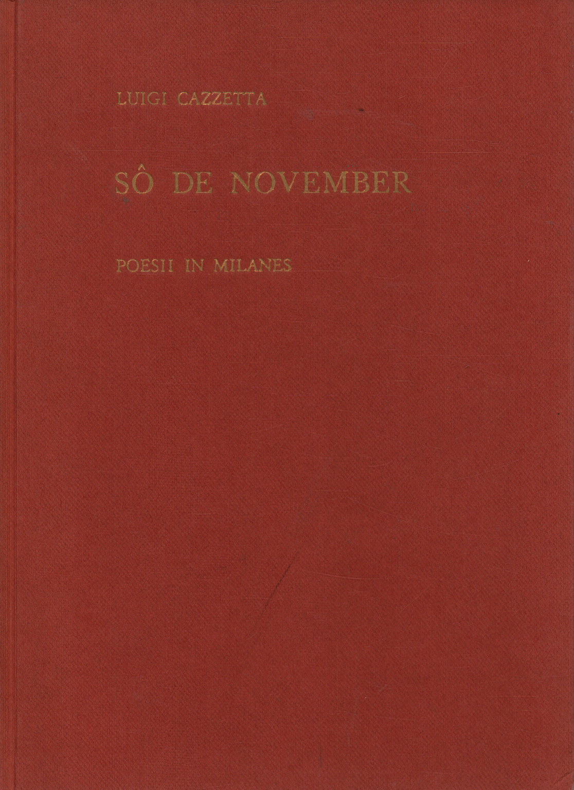 Nous sommes en novembre. Poèmes à Milanes, s.a.