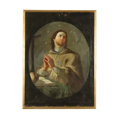 Saint Giovanni de Nepomuceno Huile sur Toile '700