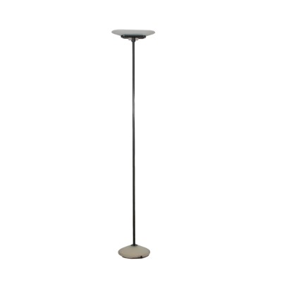 Floor Lamp for Arteluce Glass Metal Vintage Italy 1978