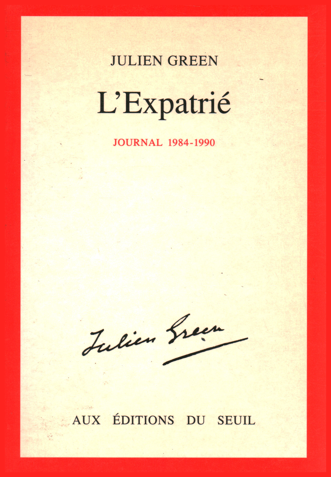 L'expatrié 1984-1990, s.a.