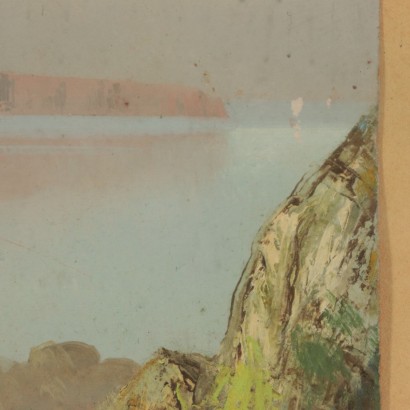 Glimpse of Capri Painting Late 19th Century