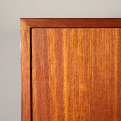 Highboard Teak Veneer Vintage Italy 1960s