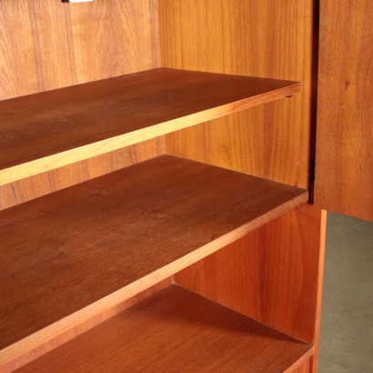 Highboard Teak Veneer Vintage Italy 1960s