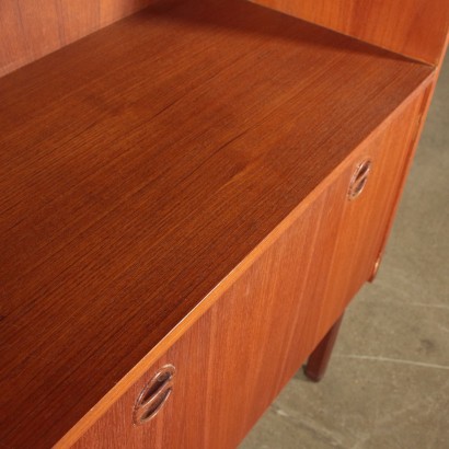 Highboard Teak Veneer Vintage Italy 1960s