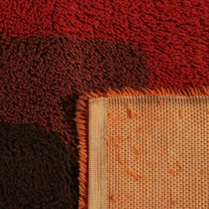 Geometric Vintage Rug Mixed Wool 1970s