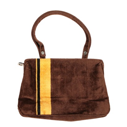 Bolso Vintage de Terciopelo Marrón