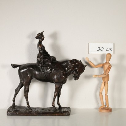 Sculpture Femme à Cheval Paul Troubetzkoy Bronze '900