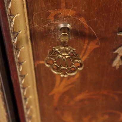 Revival Cupboard with Gilding Italy First Half of 1900s