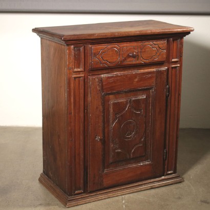 Refectory Table Walnut Iron Italy 20th Century