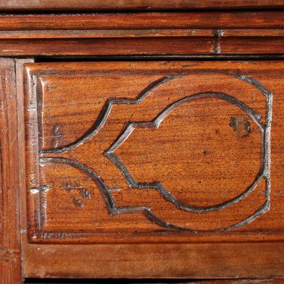 Small Walnut Cupboard Italy 18th-20th Century