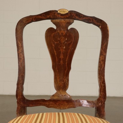 Set of Chairs Maple Mahogany Italy 20th Century