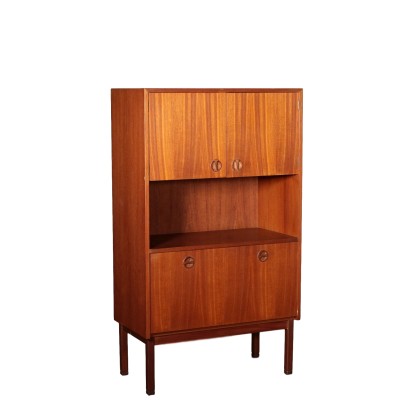 Highboard Teak Veneer Vintage Italy 1960s