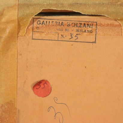 Paysage de Giuseppe Comparini Huile sur Carton Entoilé '900